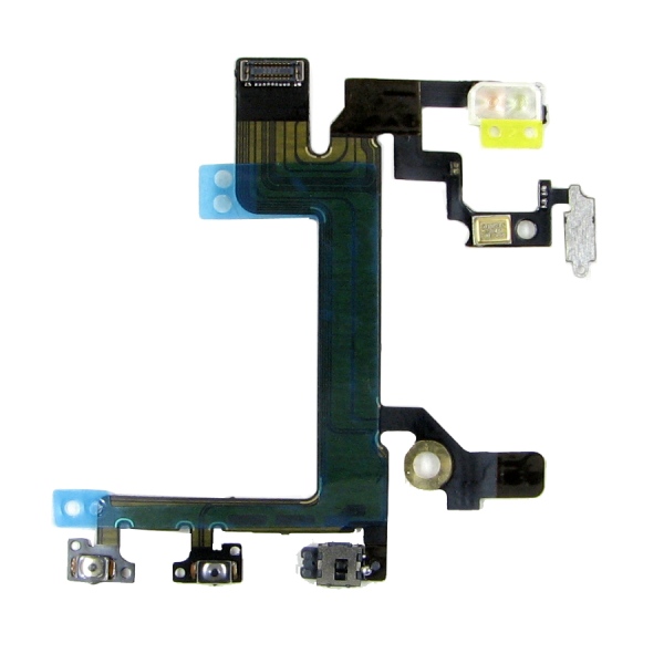Шлейф Шлейф iPhone 5S кнопки On / Off громкости + микрофон Шлейф iPhone 5S кнопки On / Off громкости + микрофон