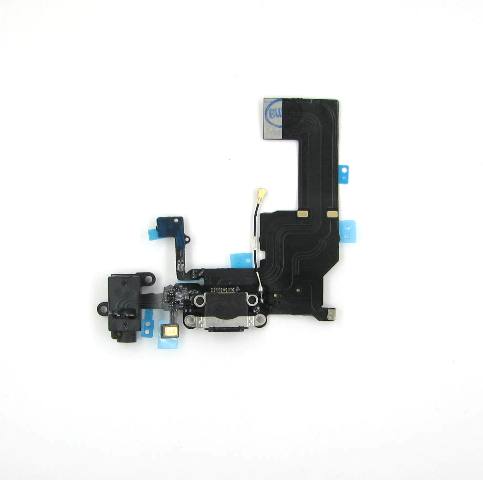 Шлейф Шлейф iPhone 5C заряд.+ наушн.+ микроф. black original Шлейф iPhone 5C заряд.+ наушн.+ микроф. black original