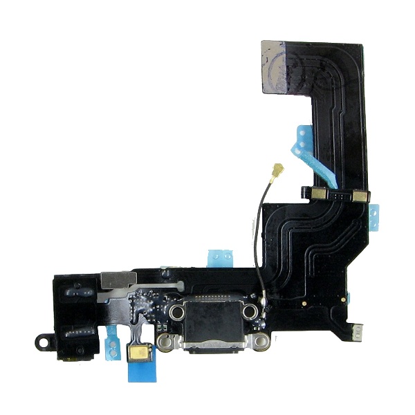 Шлейф Шлейф iPhone 5S заряд.+ наушн.+ микроф. black original Шлейф iPhone 5S заряд.+ наушн.+ микроф. black original