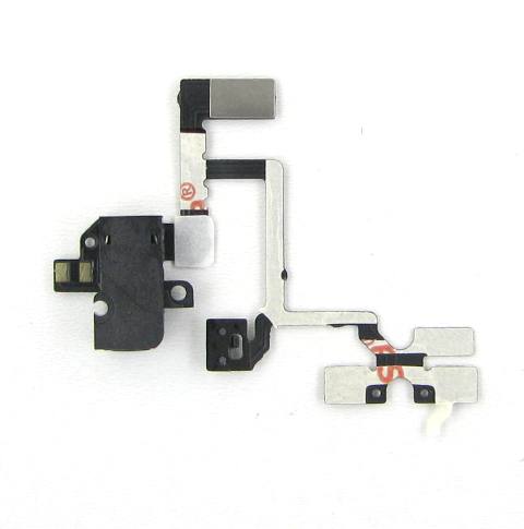 Шлейф Шлейф iPhone 4G для наушн. black Шлейф iPhone 4G для наушн. black