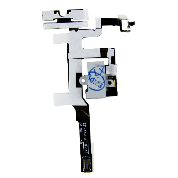 Шлейф Шлейф iPhone 4S для наушников и кнопки звука white Шлейф iPhone 4S для наушников и кнопки звука white