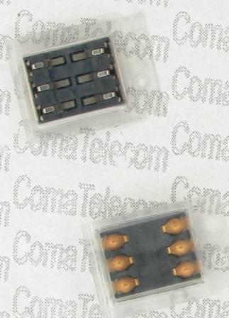 Коннектор Sim connector Nokia 1100 / 3100 / 6101 / 3120 Sim connector Nokia 1100 / 3100 / 6101 / 3120