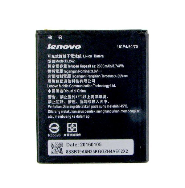 Батарея Аккумулятор Lenovo BL242 A6000 / K3 2300 mAh Аккумулятор Lenovo BL242 A6000 / K3 2300 mAh
