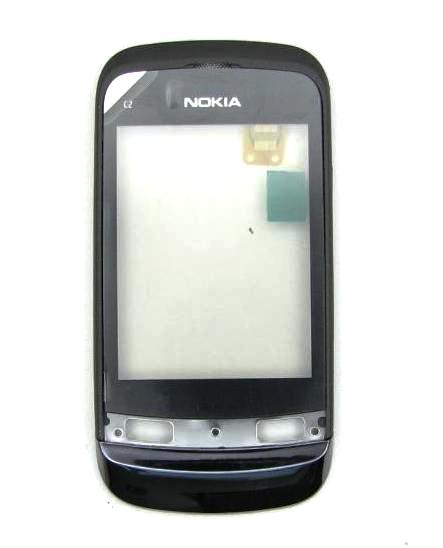 Сенсор Тачскрин Nokia C2-02 / C2-03 / C2-06 / C2-07 black в рамке original Тачскрин Nokia C2-02 / C2-03 / C2-06 / C2-07 black в рамке original