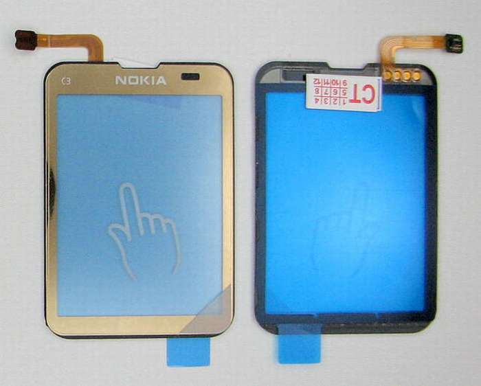 Сенсор Тачскрин Nokia C3-01 gold original Тачскрин Nokia C3-01 gold original