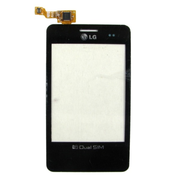 Сенсор Тачскрин LG E405 L3 black Тачскрин LG E405 L3 black