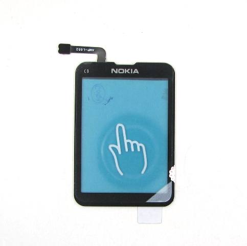 Сенсор Тачскрин Nokia C3-01 black original Тачскрин Nokia C3-01 black original