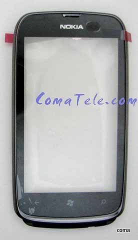 Сенсор Тачскрин Nokia 610 Lumia black в рамке Тачскрин Nokia 610 Lumia black в рамке