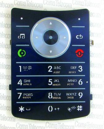 Клавиатура Клавиатура Motorola V8 blue + русс. Клавиатура Motorola V8 blue + русс.