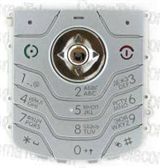 Клавиатура Клавиатура Motorola L6 silver + русс.