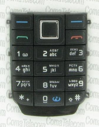 Клавиатура Клавиатура Nokia 6151 black + русс. Клавиатура Nokia 6151 black + русс.