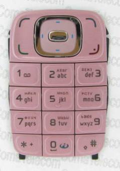 Клавиатура Клавиатура Nokia 6131 pink + русс. Клавиатура Nokia 6131 pink + русс.