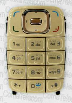 Клавиатура Клавиатура Nokia 6131 gold + русс. Клавиатура Nokia 6131 gold + русс.
