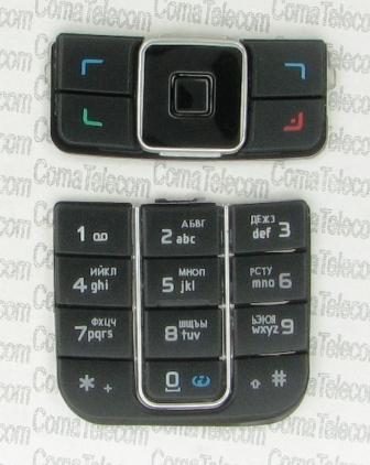 Клавиатура Клавиатура Nokia 6270 black + русс. Клавиатура Nokia 6270 black + русс.