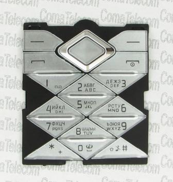Клавиатура Клавиатура Nokia 7900 silver + русс. Клавиатура Nokia 7900 silver + русс.