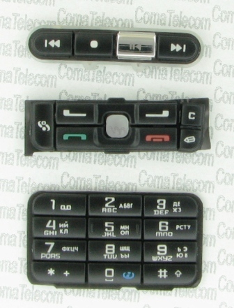 Клавиатура Клавиатура Nokia 3250 black + русс. Клавиатура Nokia 3250 black + русс.