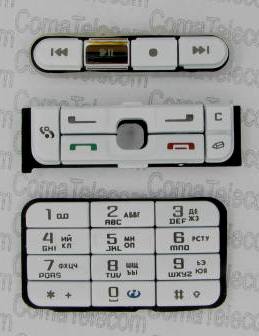 Клавиатура Клавиатура Nokia 3250 white + русс. Клавиатура Nokia 3250 white + русс.