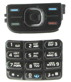 Клавиатура Клавиатура Nokia 5300 black + русс. Клавиатура Nokia 5300 black + русс.