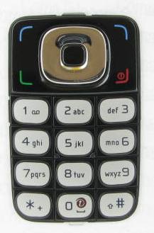 Клавиатура Клавиатура Nokia 6125 black-silver Клавиатура Nokia 6125 black-silver