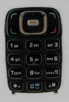 Клавиатура Клавиатура Nokia 6131 black Клавиатура Nokia 6131 black