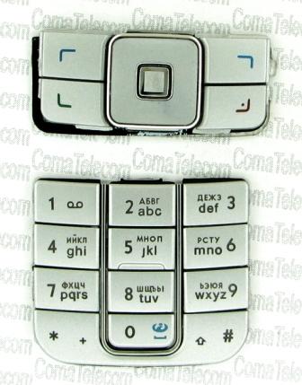 Клавиатура Клавиатура Nokia 6270 silver + русс. Клавиатура Nokia 6270 silver + русс.