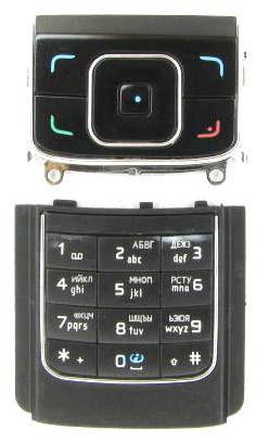 Клавиатура Клавиатура Nokia 6288 black + русс. Клавиатура Nokia 6288 black + русс.