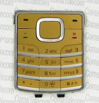 Клавиатура Клавиатура Nokia 6500C gold Клавиатура Nokia 6500C gold