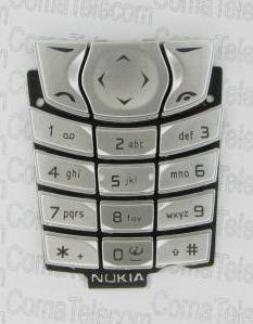 Клавиатура Клавиатура Nokia 6610i silver Клавиатура Nokia 6610i silver