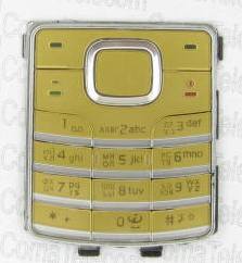 Клавиатура Клавиатура Nokia 6500C gold + русс. Клавиатура Nokia 6500C gold + русс.