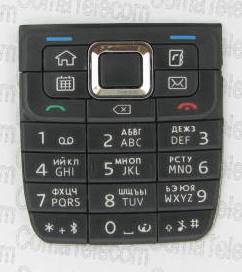 Клавиатура Клавиатура Nokia E51 black + русс. Клавиатура Nokia E51 black + русс.