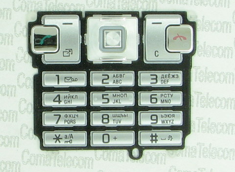 Клавиатура Клавиатура Sony Ericsson T700i silver + русс. Клавиатура Sony Ericsson T700i silver + русс.
