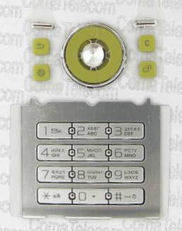 Клавиатура Клавиатура Sony Ericsson S500i silver + русс. copy Клавиатура Sony Ericsson S500i silver + русс. copy