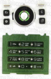 Клавиатура Клавиатура Sony Ericsson S500i green + русс. Клавиатура Sony Ericsson S500i green + русс.