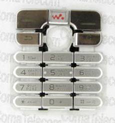 Клавиатура Клавиатура Sony Ericsson W700i silver + русс. Клавиатура Sony Ericsson W700i silver + русс.