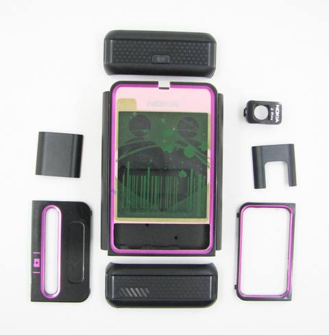 Корпус Корпус Nokia 3250 black-pink original Корпус Nokia 3250 black-pink original