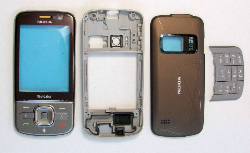 Корпус Корпус Nokia 6710N brown-silver original Корпус Nokia 6710N brown-silver original