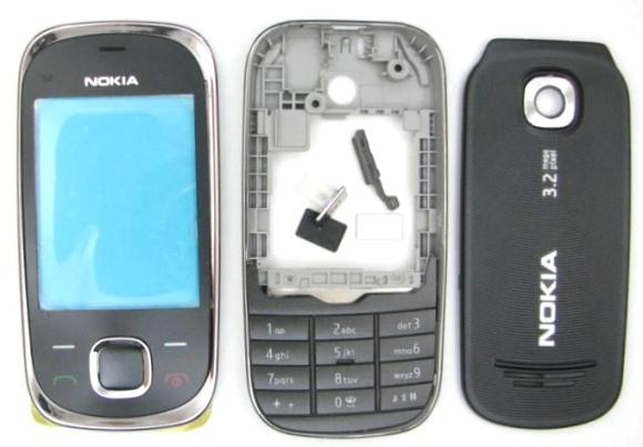 Корпус Корпус Nokia 7230 black original Корпус Nokia 7230 black original