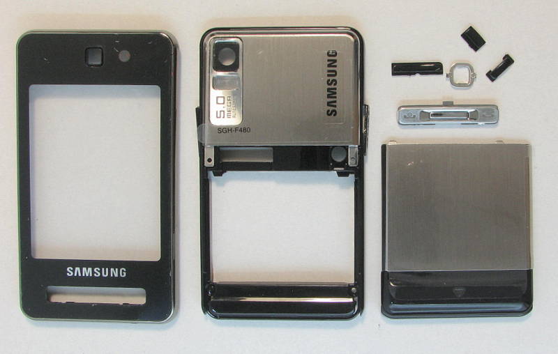 Корпус Корпус Samsung F480 black-silver original Корпус Samsung F480 black-silver original
