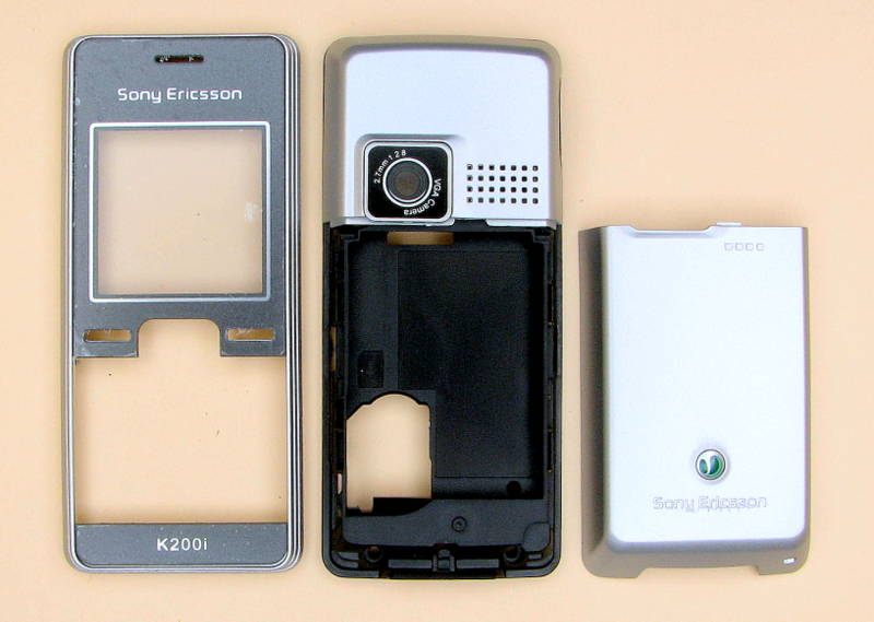 Корпус Корпус Sony Ericsson K200i silver original Корпус Sony Ericsson K200i silver original