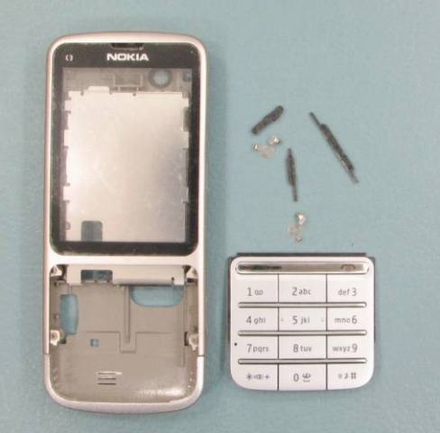 Корпус Корпус Nokia C3-01 silver original Корпус Nokia C3-01 silver original