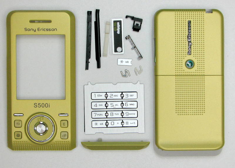 Корпус Корпус Sony Ericsson S500i yellow original Корпус Sony Ericsson S500i yellow original
