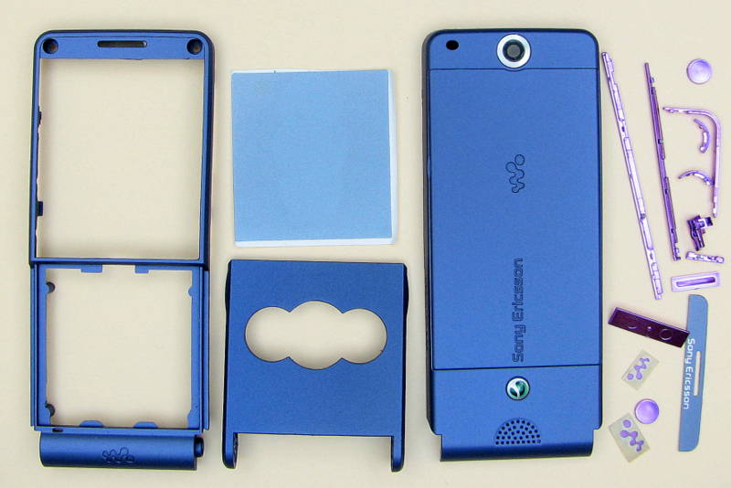 Корпус Корпус Sony Ericsson W350i blue high copy Корпус Sony Ericsson W350i blue high copy