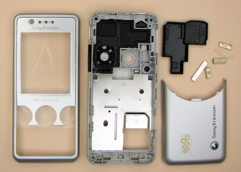 Корпус Корпус Sony Ericsson W660i silver high copy Корпус Sony Ericsson W660i silver high copy