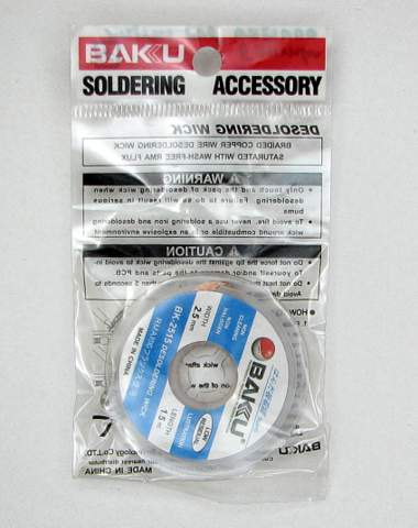 Оплетка Оплетка для снятия припоя BK 2515 Desoldering Wick Оплетка для снятия припоя BK 2515 Desoldering Wick