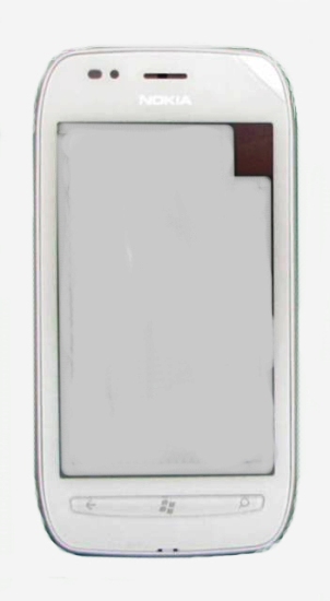 Сенсор Тачскрин Nokia 710 Lumia white в рамке Тачскрин Nokia 710 Lumia white в рамке