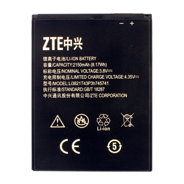 Батарея Аккумулятор ZTE Blade L5 / L5 Plus / T520 Li3821T43P3h745741 Аккумулятор ZTE Blade L5 / L5 Plus / T520 Li3821T43P3h745741