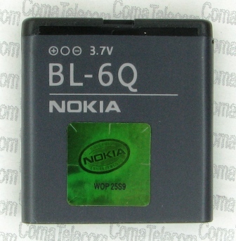 Батарея Аккумулятор Nokia BL-6Q Аккумулятор Nokia BL-6Q