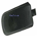 Чехол Чехол карман для Nokia 6233 black кожа натур. с тесьмой