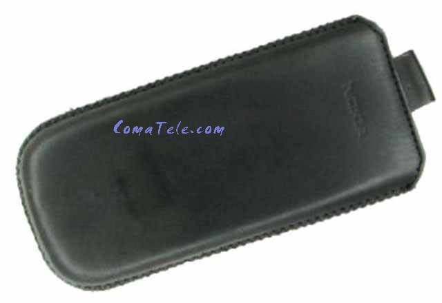 Чехол Чехол карман для Nokia 6500C black кожа натур. с тесьмой Чехол карман для Nokia 6500C black кожа натур. с тесьмой